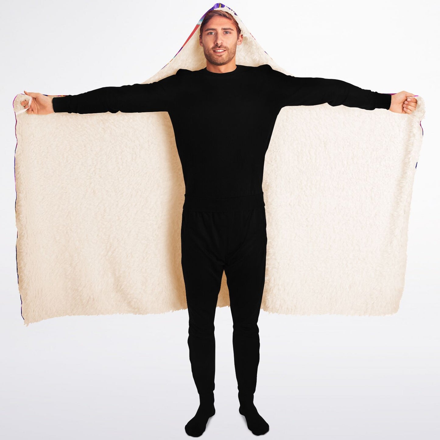 Astronaut Hooded Blanket Sherpa