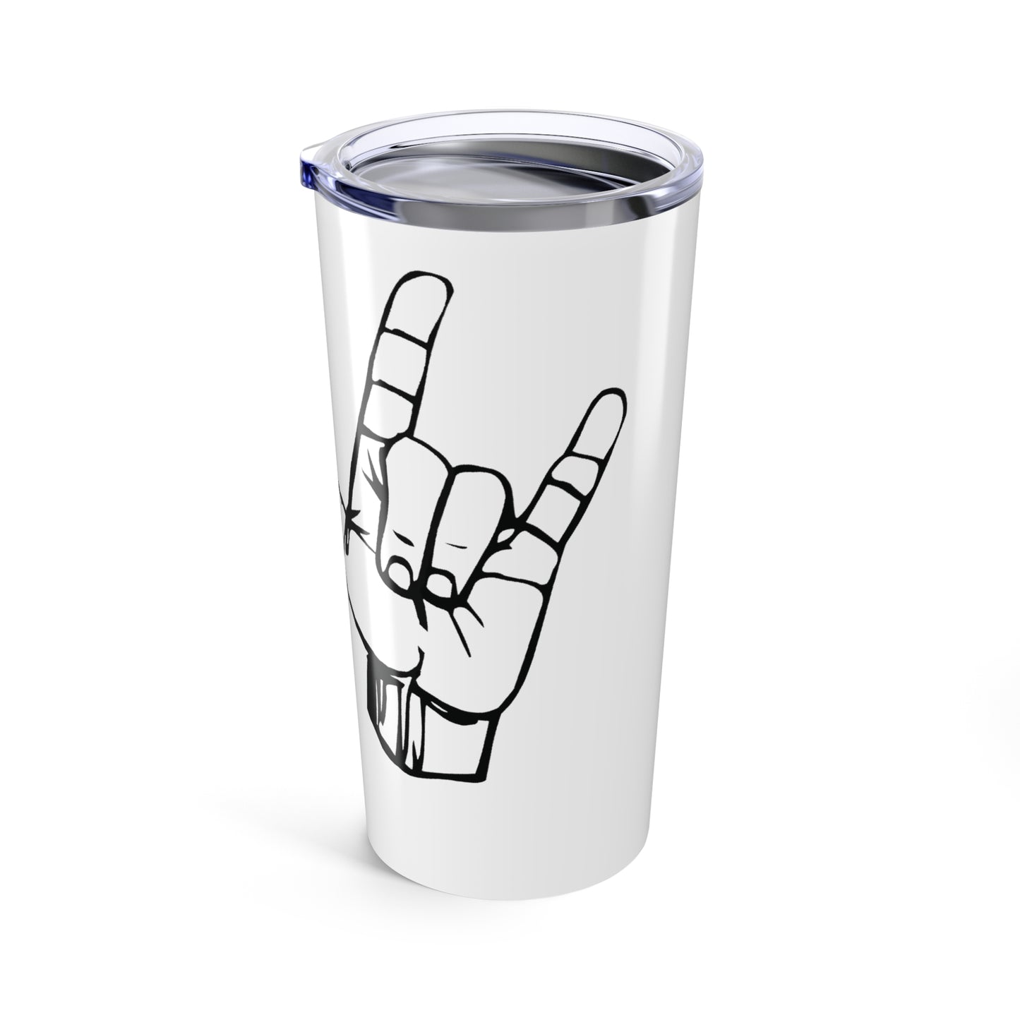 White 20oz HippieRager Tumbler