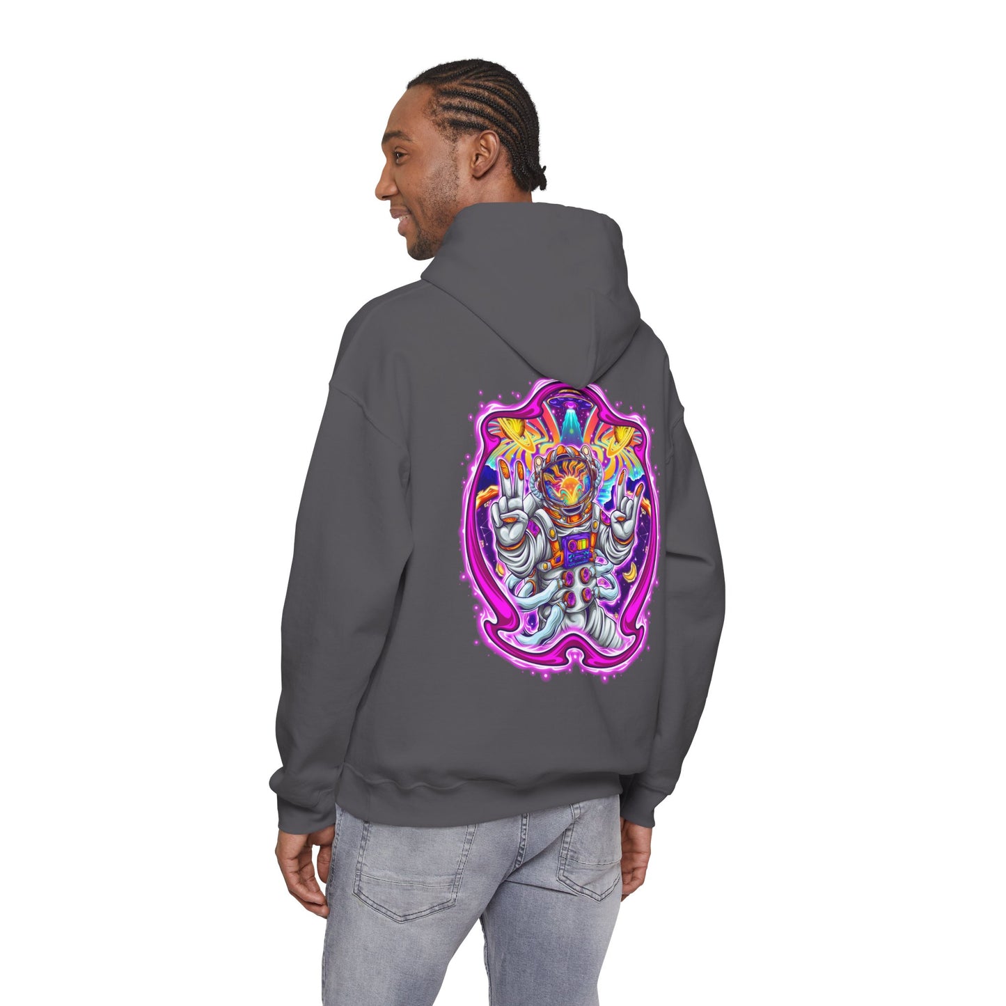 AstroVibes Hoodie – Neon Psychedelic