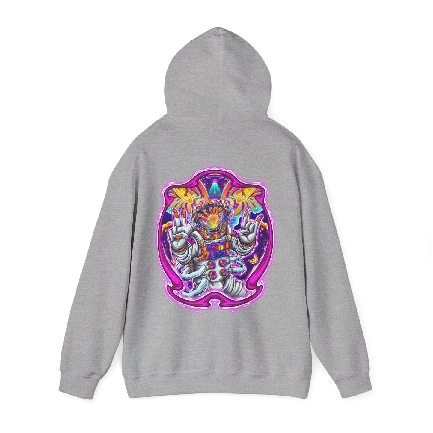 AstroVibes Hoodie – Neon Psychedelic