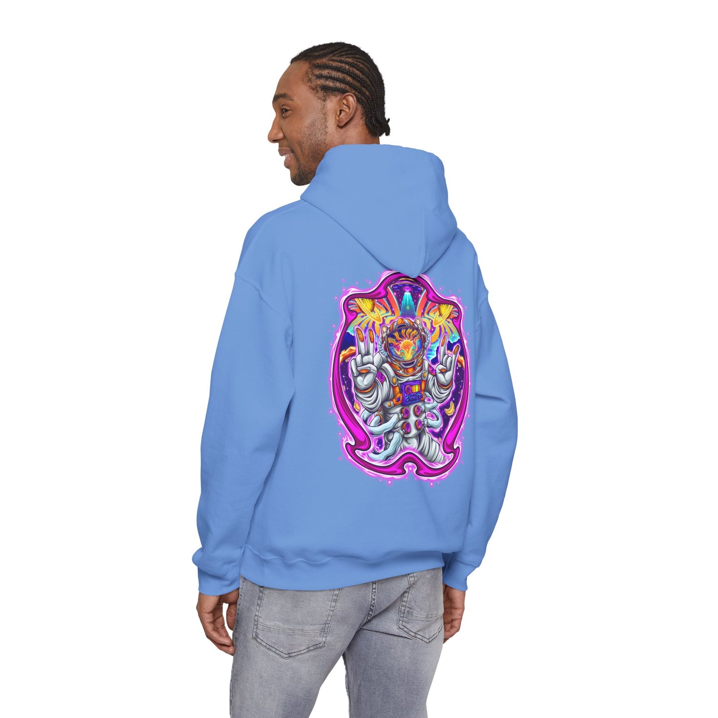 AstroVibes Hoodie – Neon Psychedelic