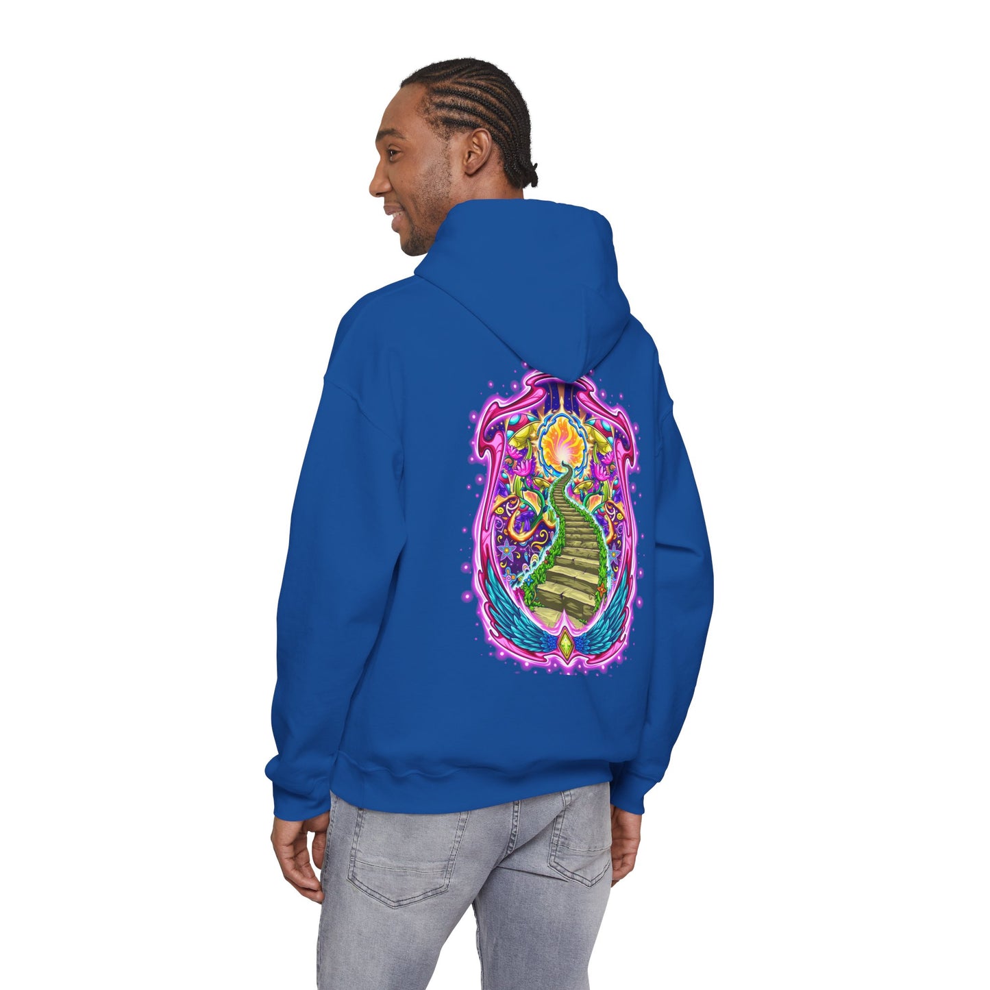 Ascension Hoodie – Neon Psychedelic