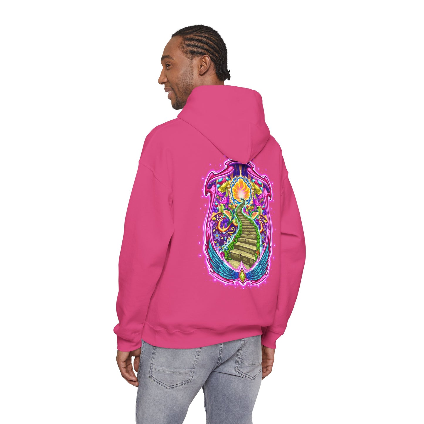 Ascension Hoodie – Neon Psychedelic