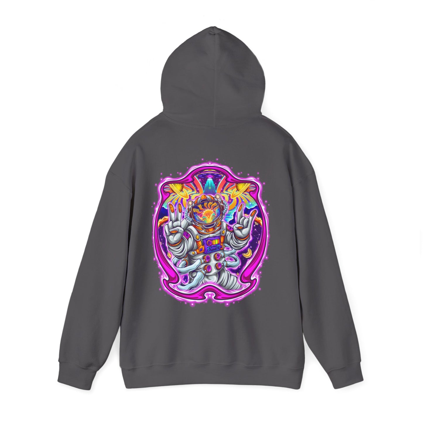 AstroVibes Hoodie – Neon Psychedelic