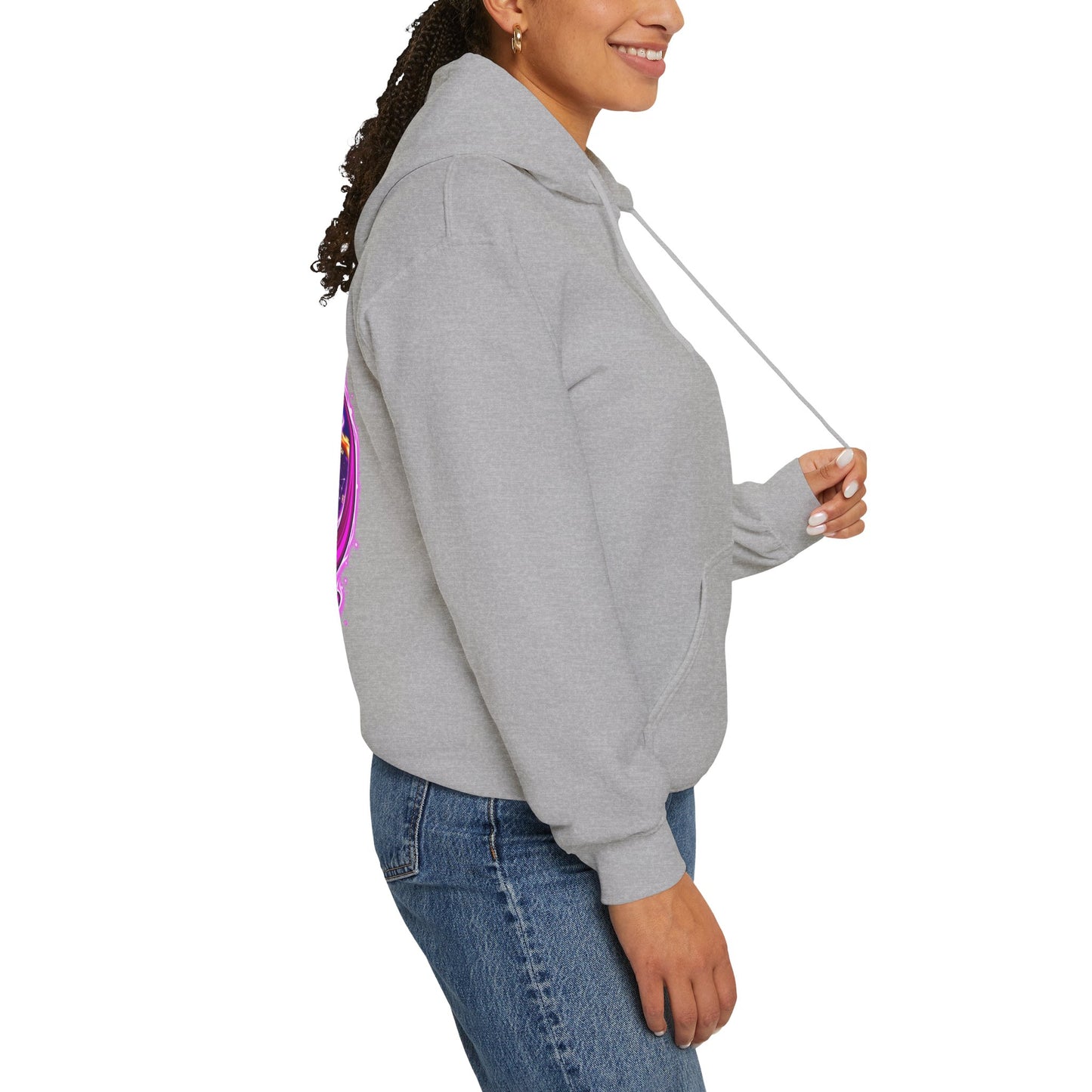 AstroVibes Hoodie – Neon Psychedelic
