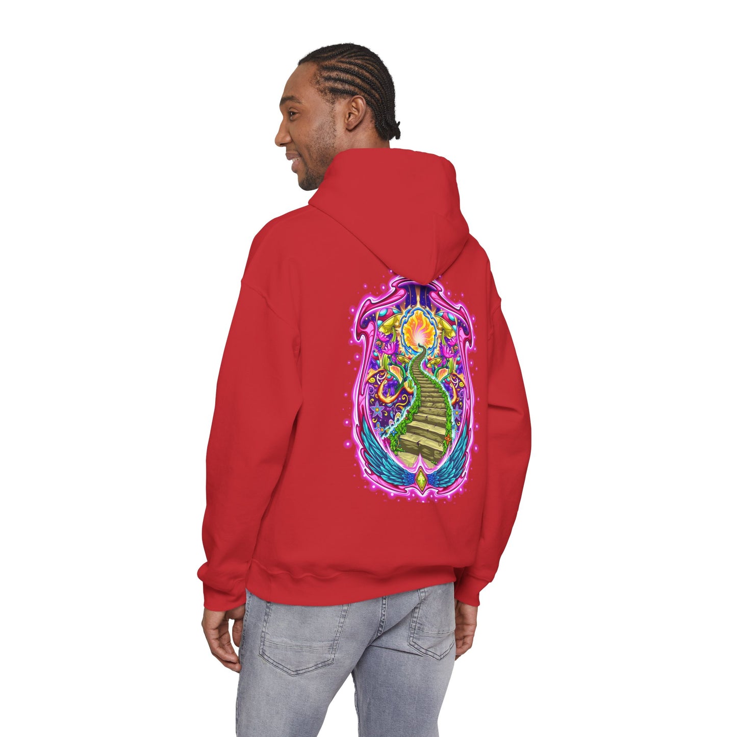 Ascension Hoodie – Neon Psychedelic