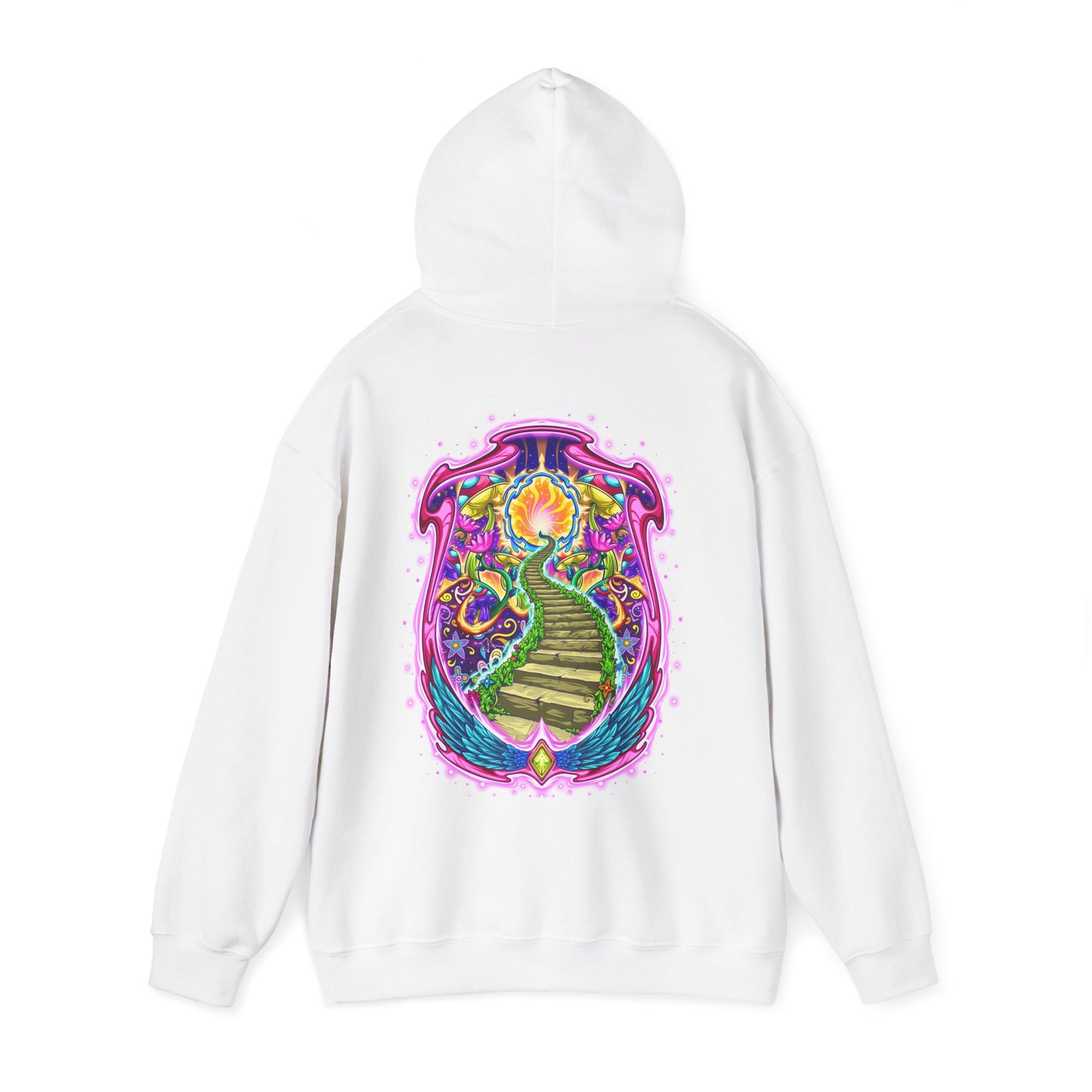 Ascension Hoodie – Neon Psychedelic