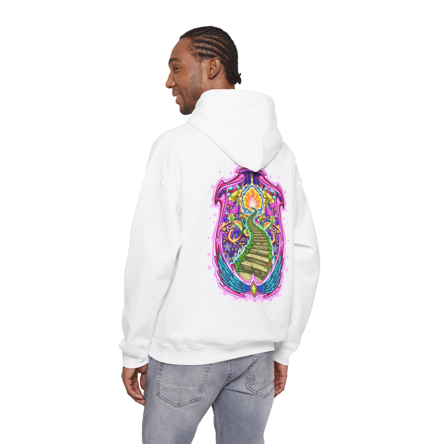 Ascension Hoodie – Neon Psychedelic