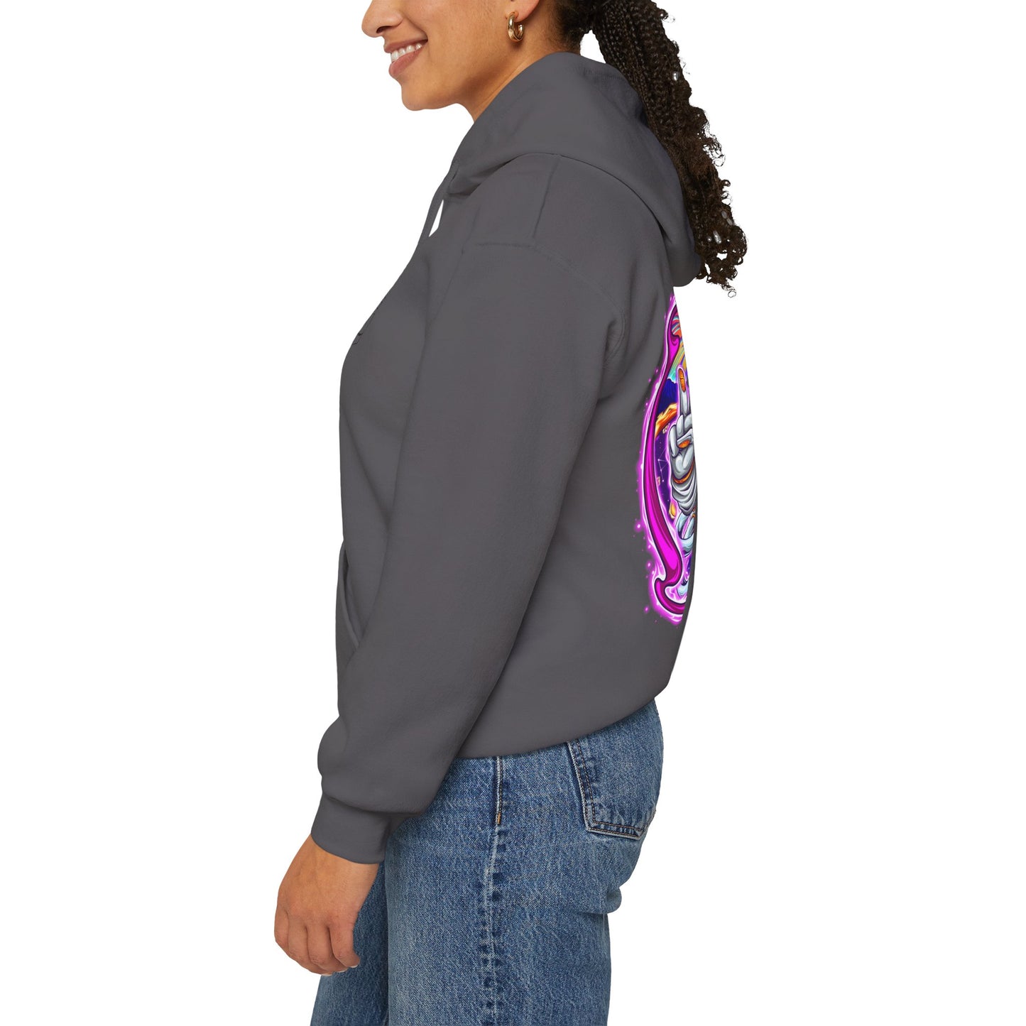 AstroVibes Hoodie – Neon Psychedelic