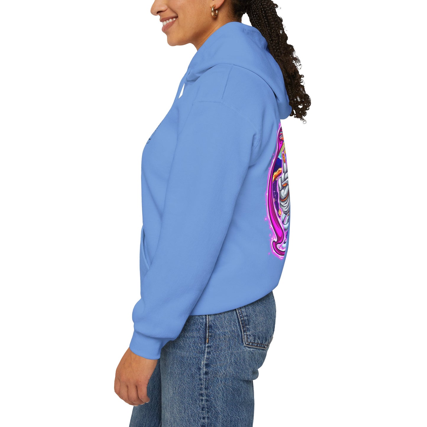 AstroVibes Hoodie – Neon Psychedelic
