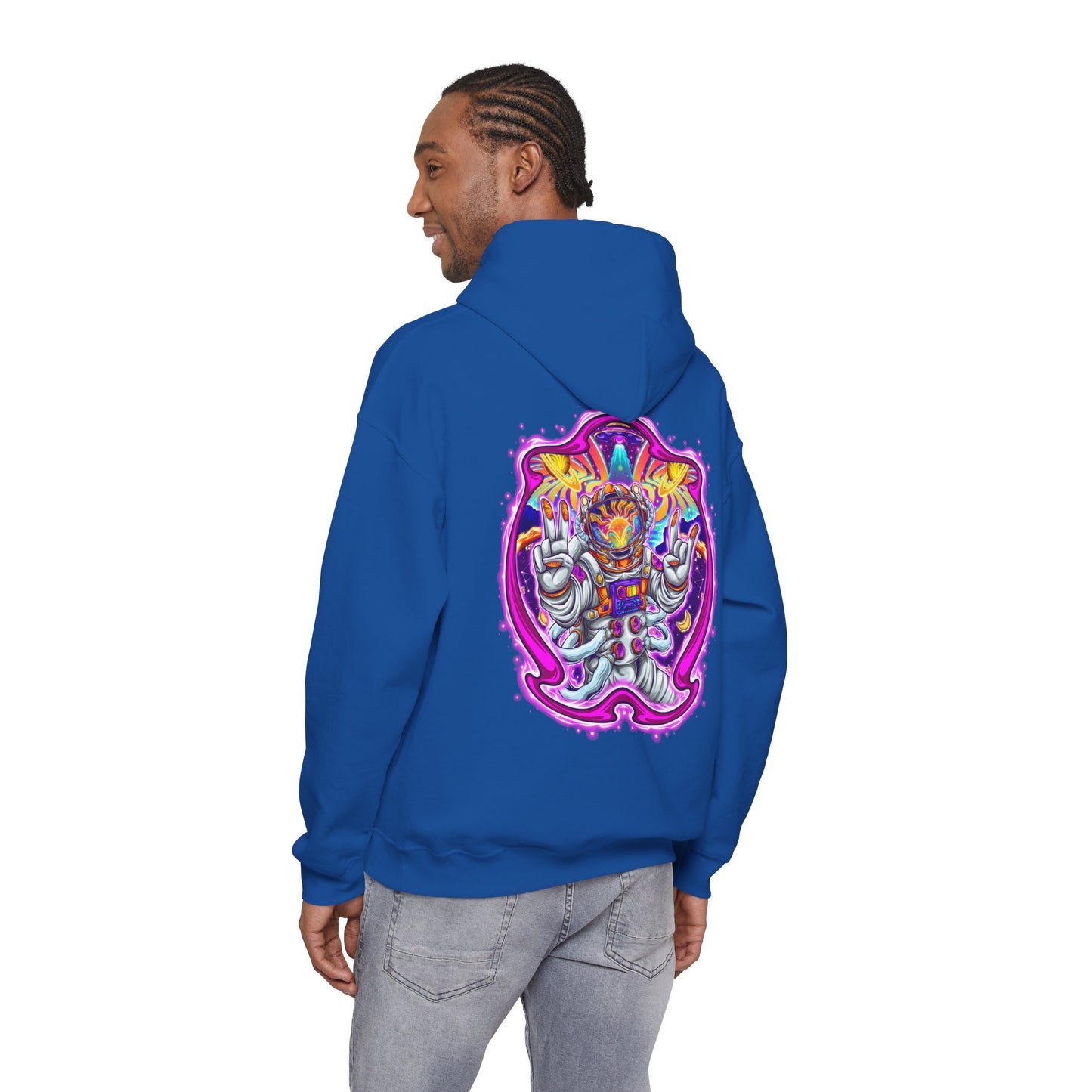 AstroVibes Hoodie – Neon Psychedelic