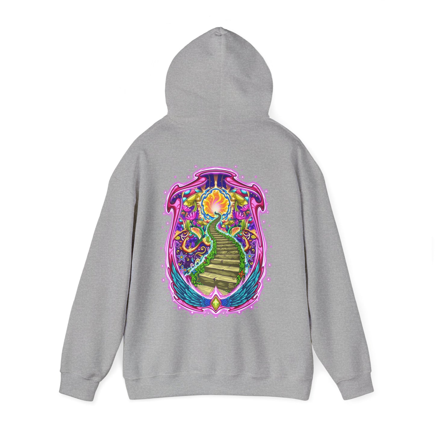 Ascension Hoodie – Neon Psychedelic