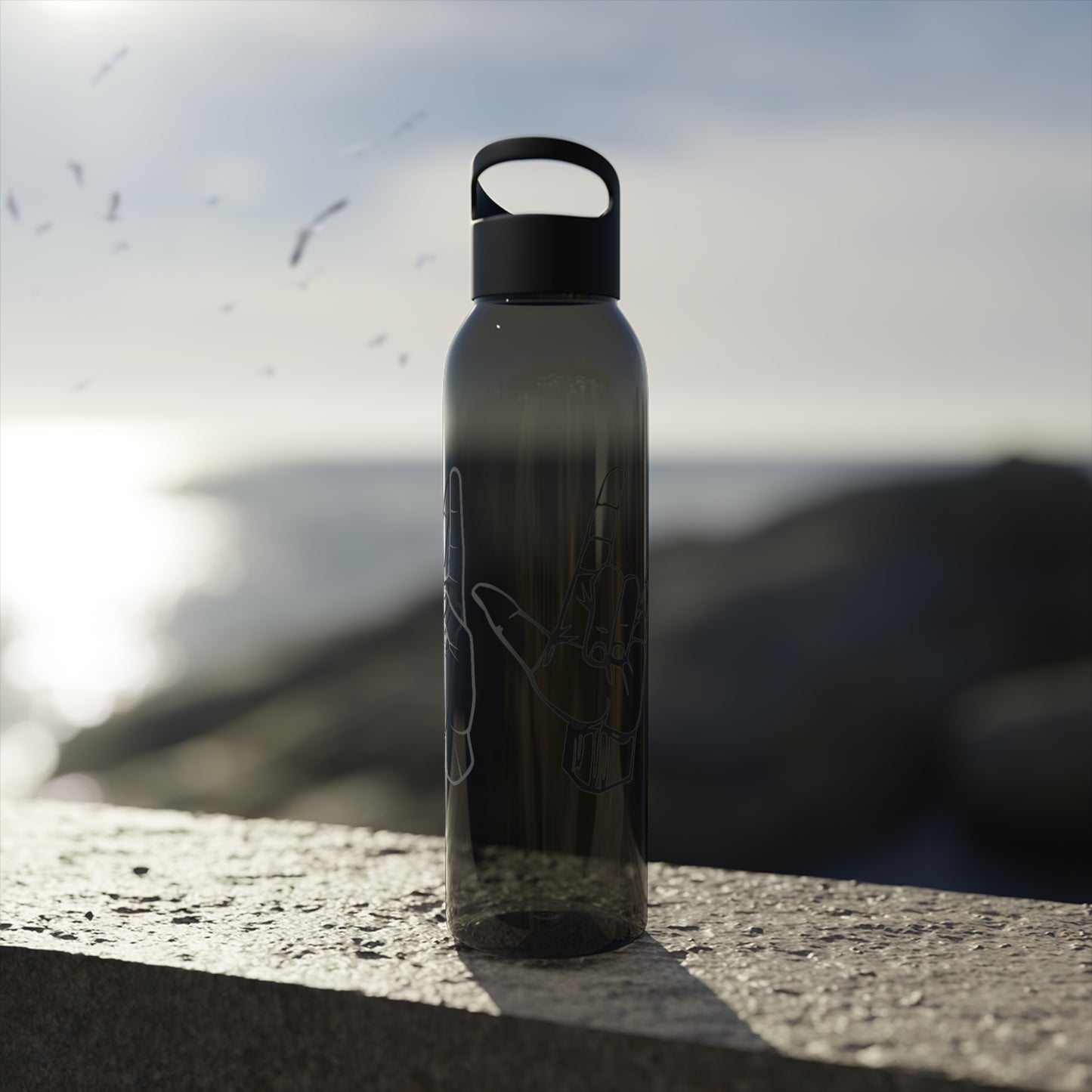 Peace Nebula Water Bottle