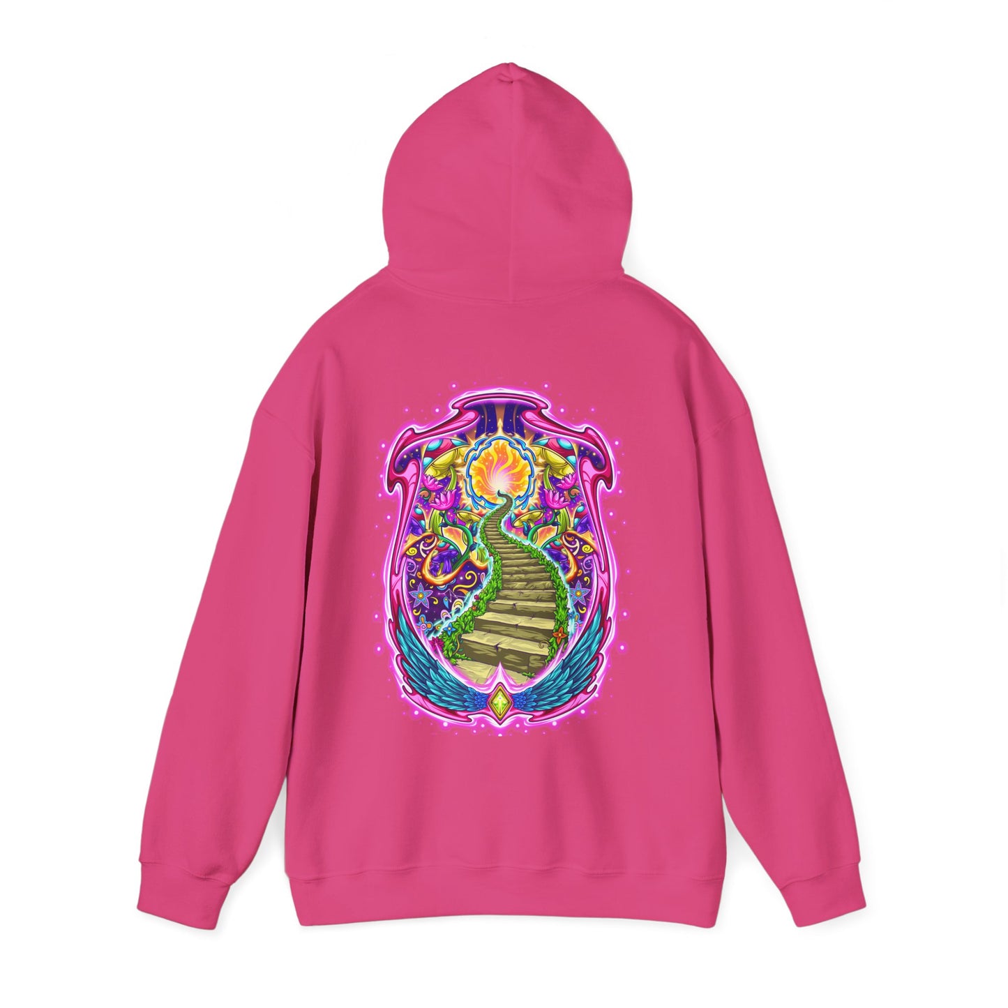 Ascension Hoodie – Neon Psychedelic