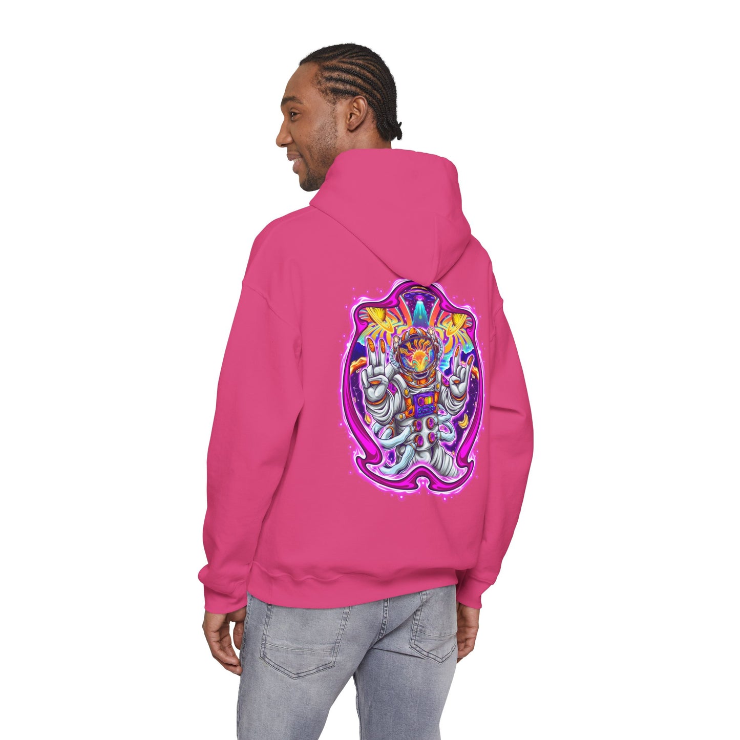 AstroVibes Hoodie – Neon Psychedelic