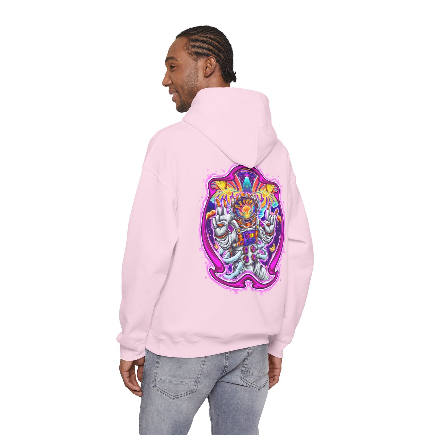 AstroVibes Hoodie – Neon Psychedelic