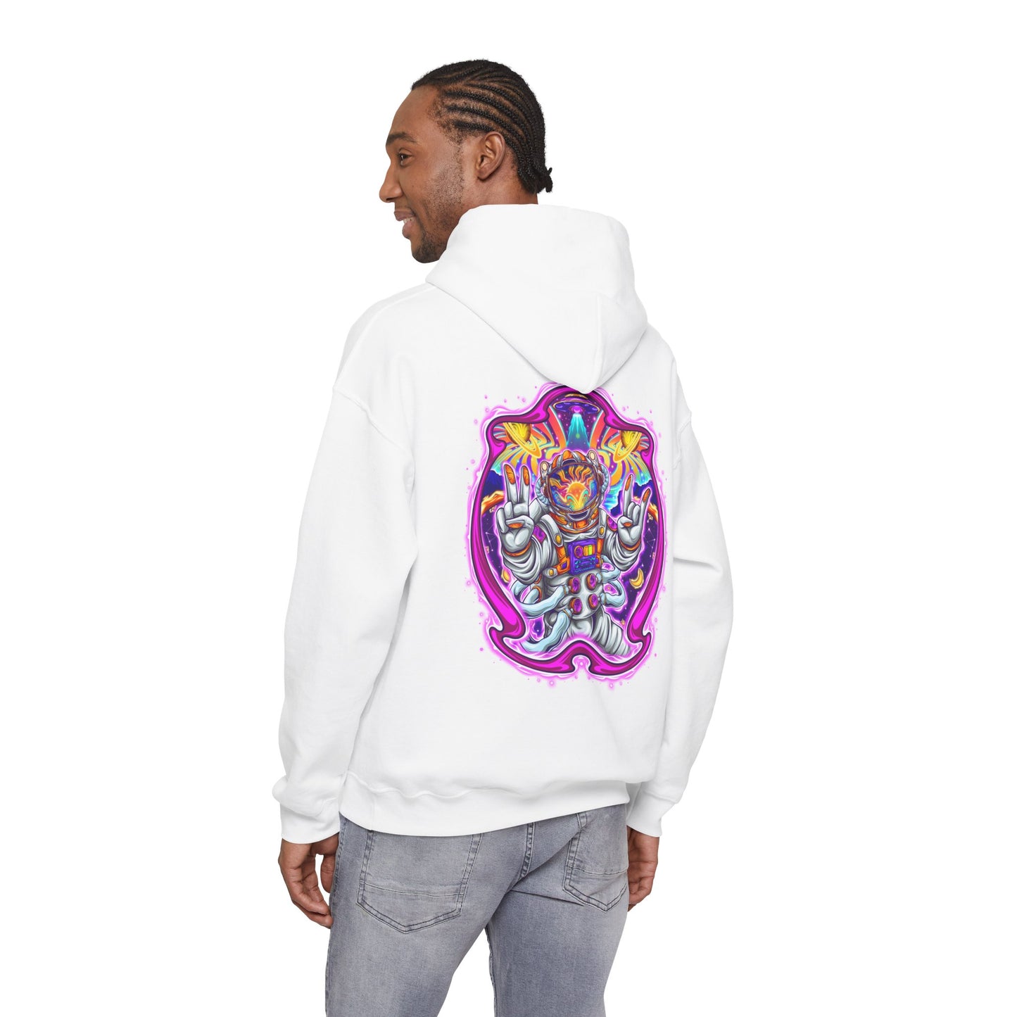 AstroVibes Hoodie – Neon Psychedelic