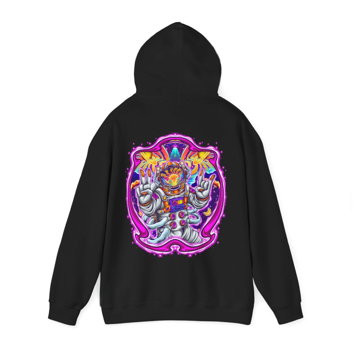 AstroVibes Hoodie – Neon Psychedelic