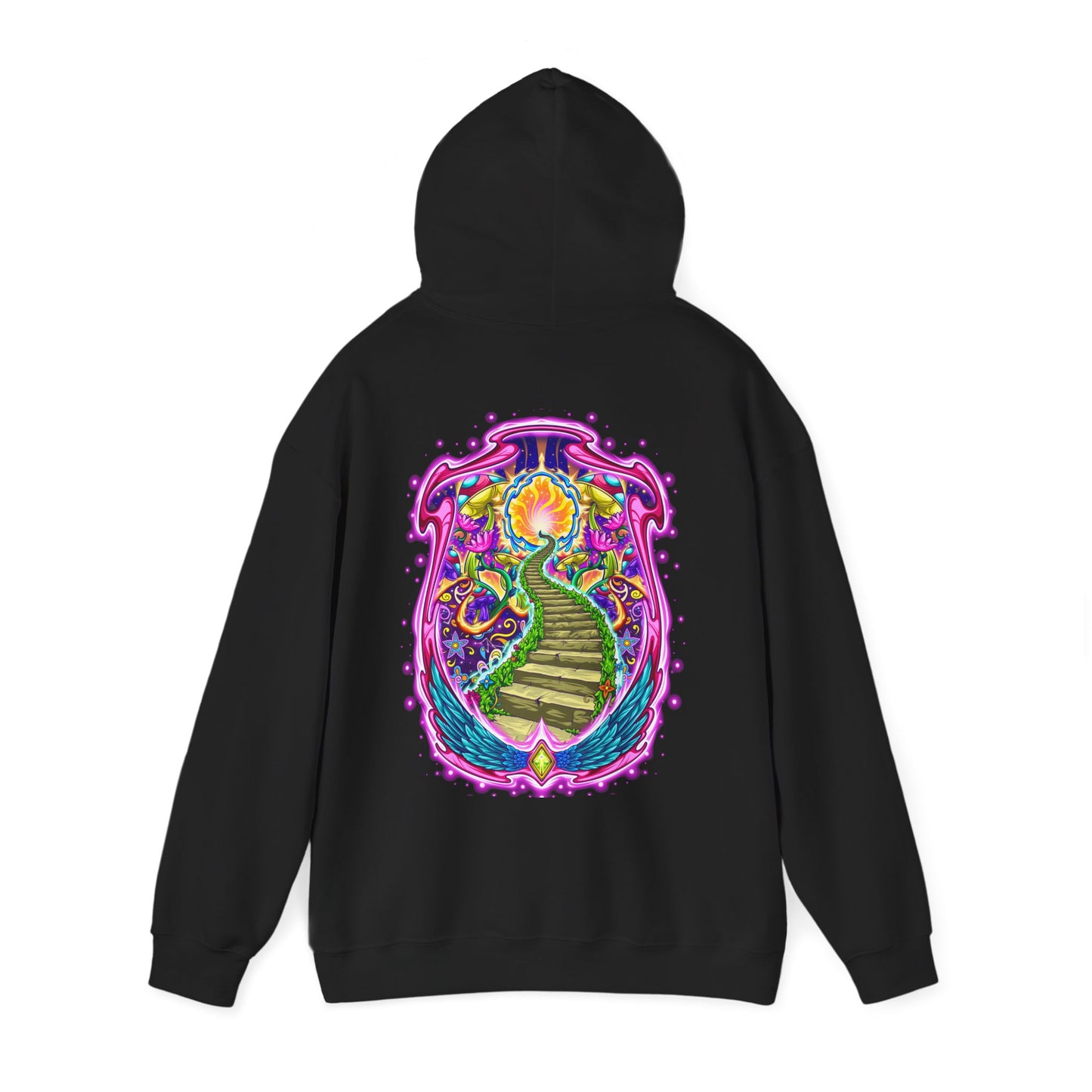 Ascension Hoodie – Neon Psychedelic