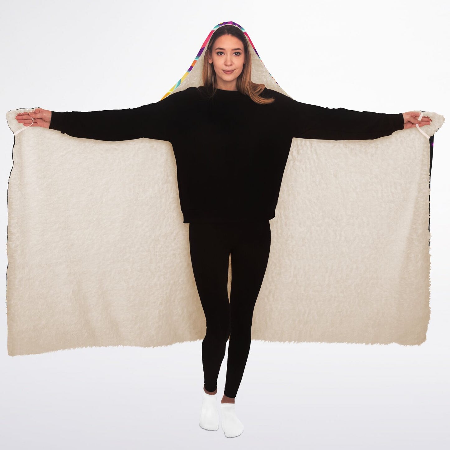 Astronaut Hooded Blanket Sherpa