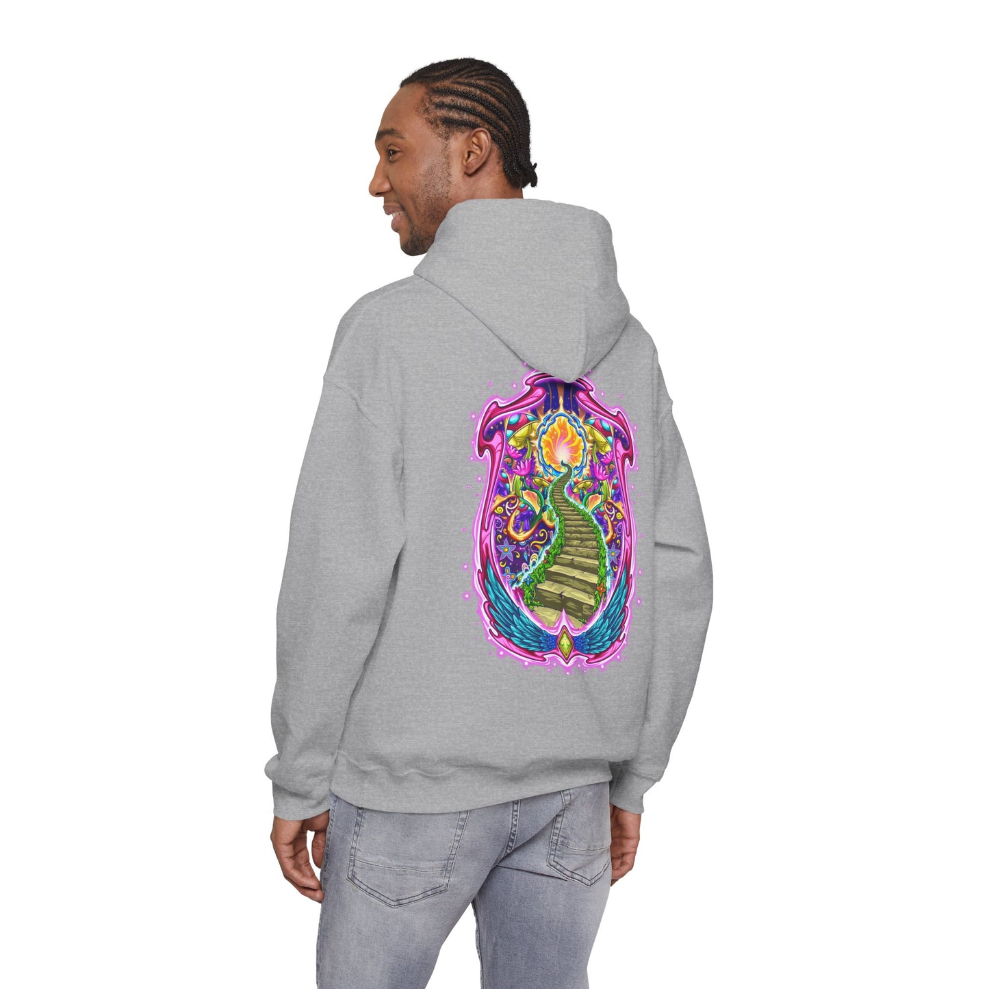 Ascension Hoodie – Neon Psychedelic