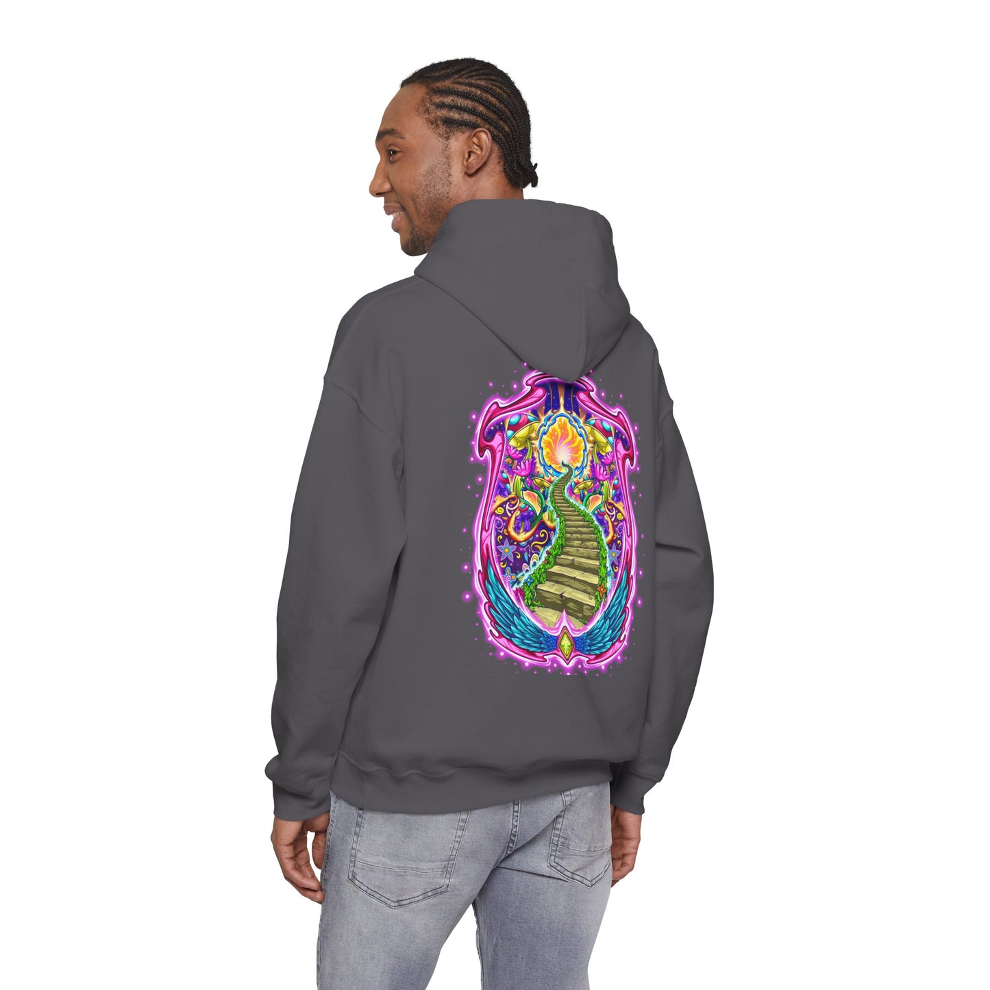 Ascension Hoodie – Neon Psychedelic