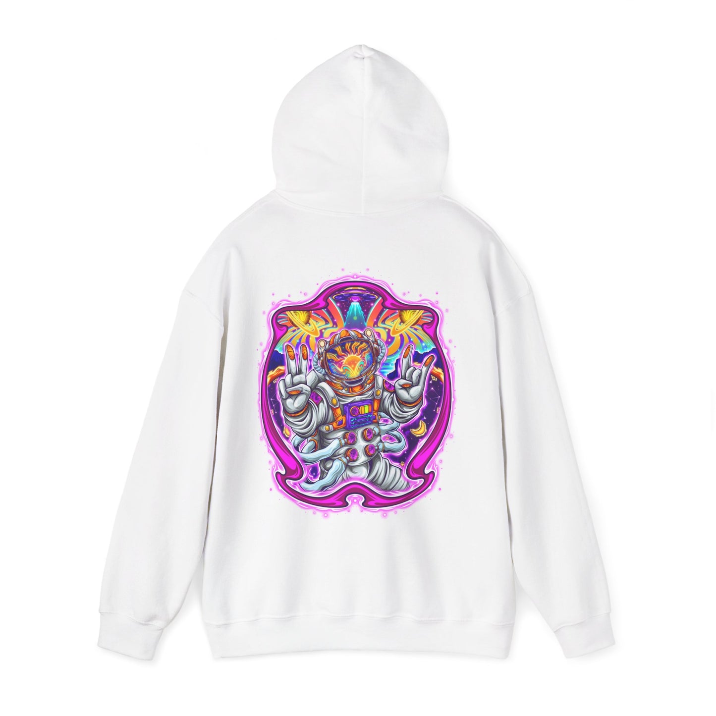 AstroVibes Hoodie – Neon Psychedelic