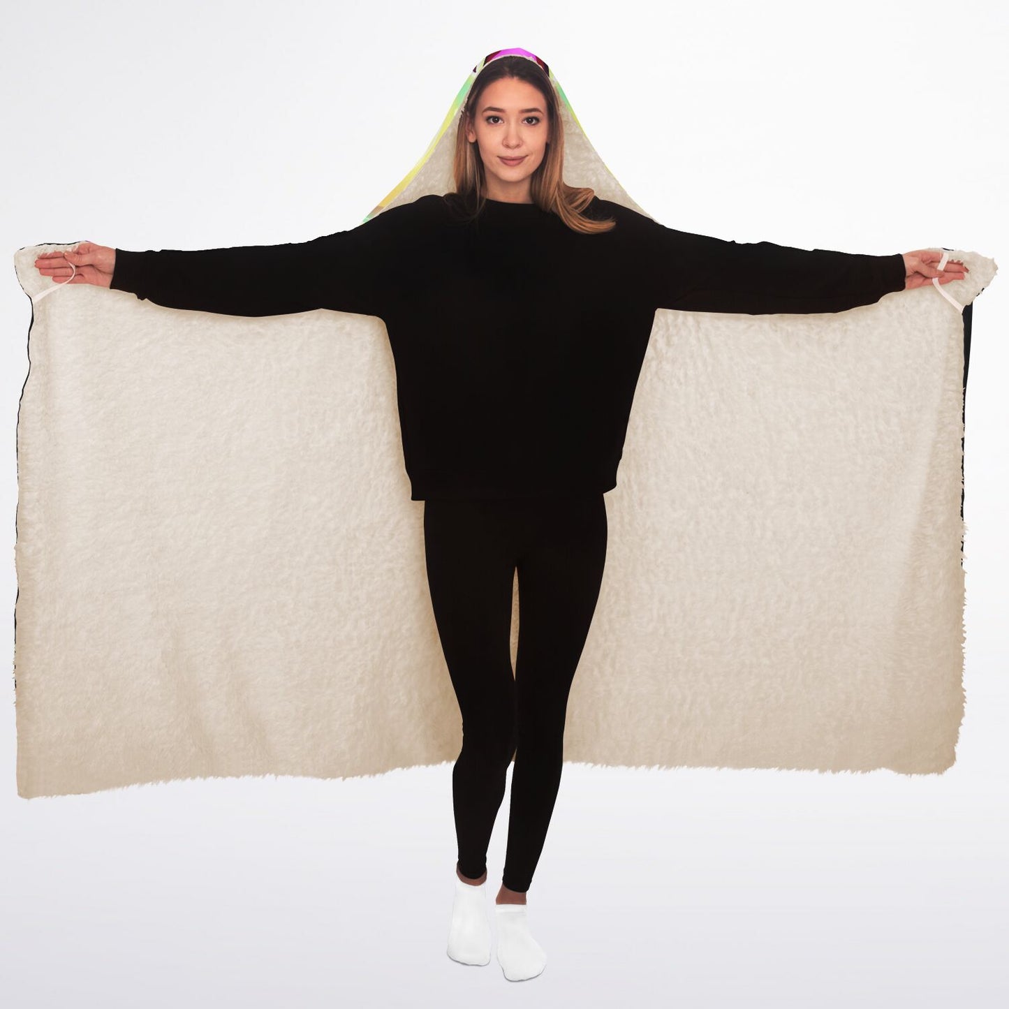 RagerAlien Hooded Blanket Sherpa
